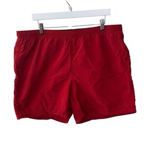 L.L. Bean Red Swim Shorts Size Large Beach Pool Summer Vintage Men’s